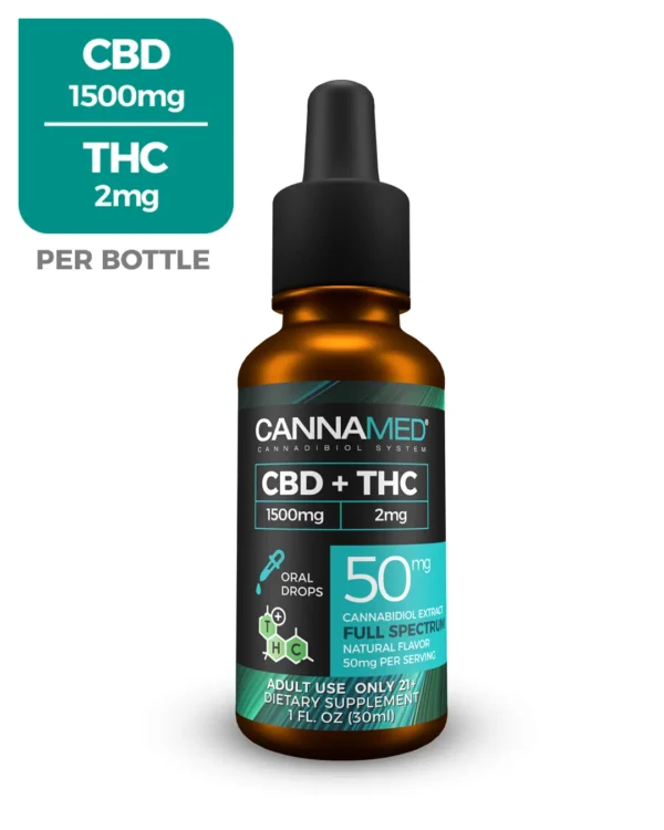 usCannaMed | Full Spectrum 1500mg THC 2mg