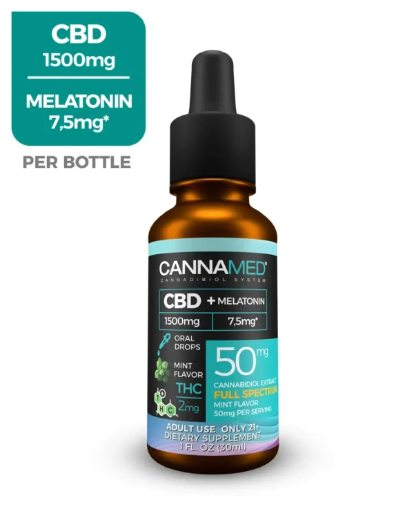 CannaMED | Full Spectrum 1500mg THC 2mg Melatonin