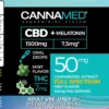 CannaMED | Full Spectrum 1500mg THC 2mg Melatonin