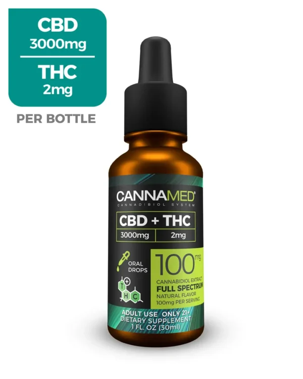 usCannaMed | Full Spectrum 3000mg THC 2mg