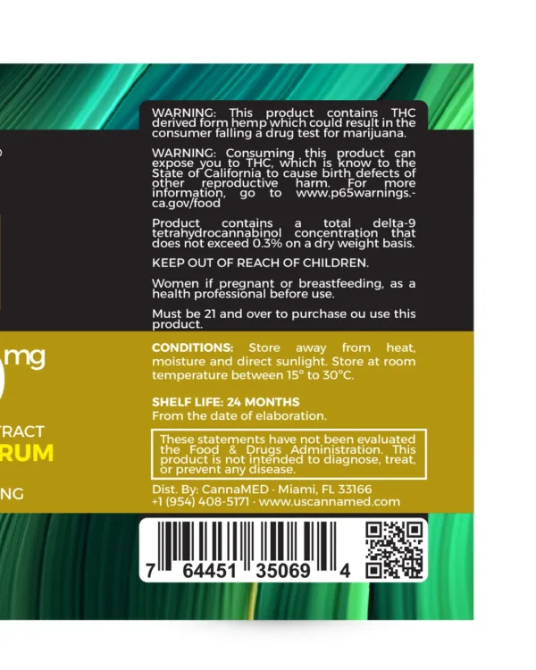 usCannaMed | Full Spectrum 6000mg THC 2mg