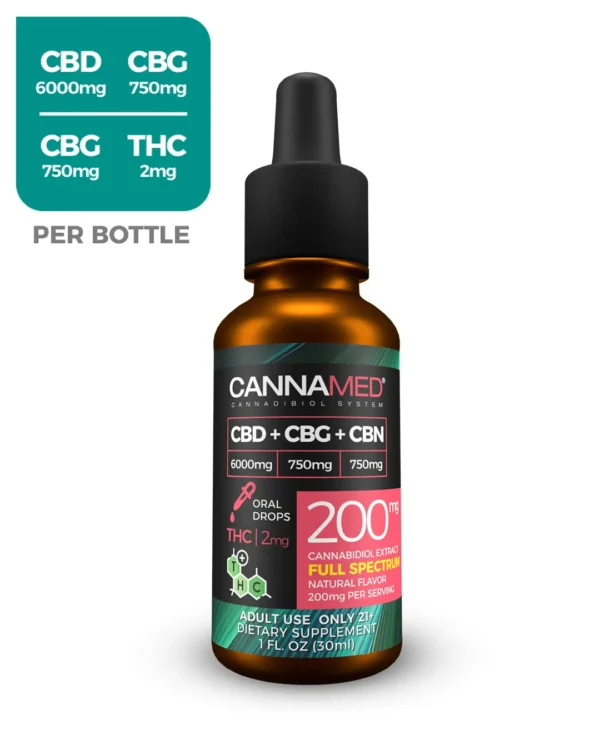 CannaMED | Full Spectrum PLUS 6000mg THC 2mg